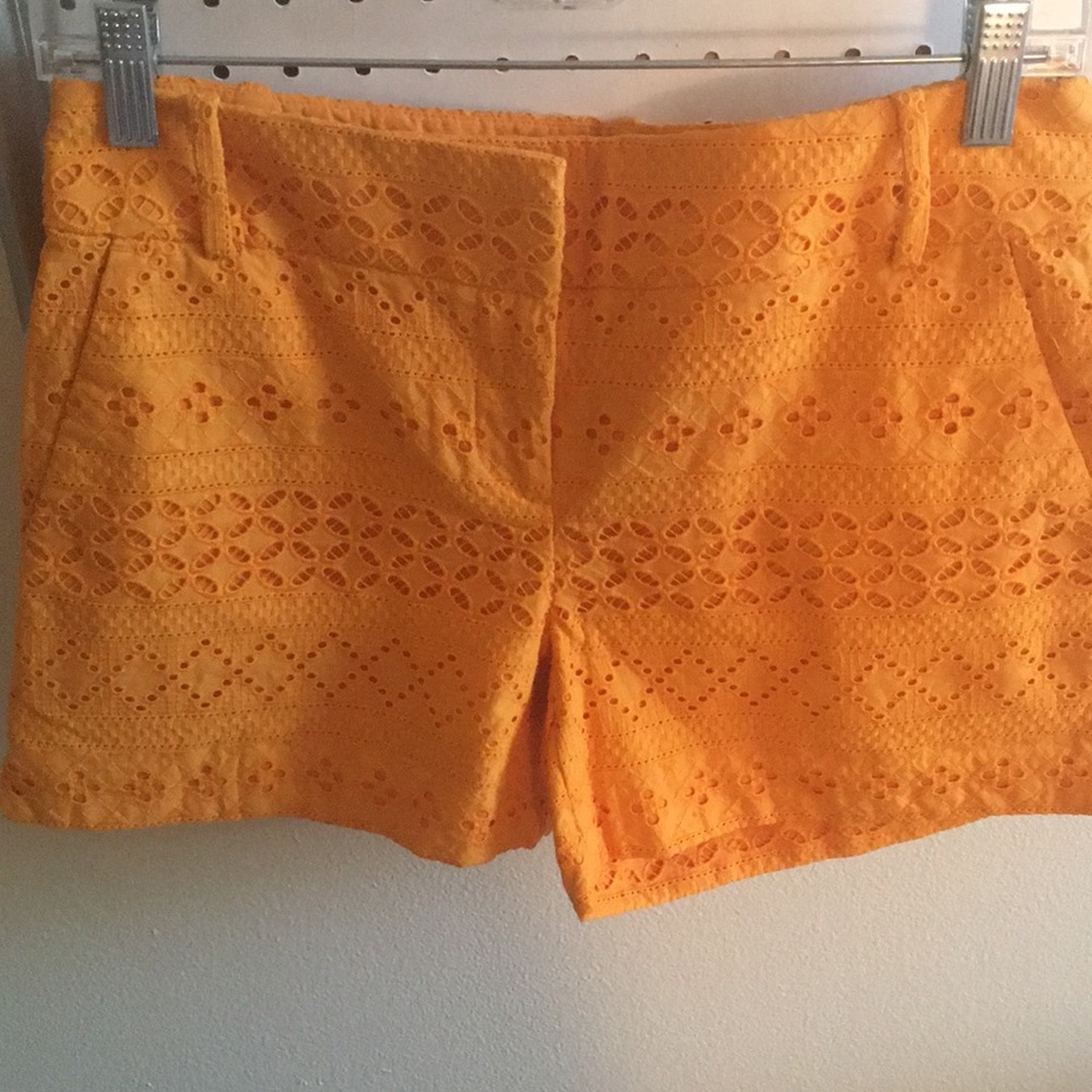 Vacation Season 🩳 Short sale🩳 Tangerine 4” Eyelet Short